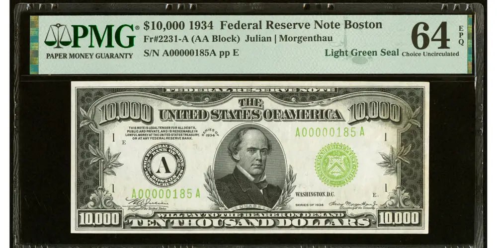 USD10000-banknotte